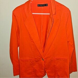Fashion to Figure Vibrant Orange Blazer
